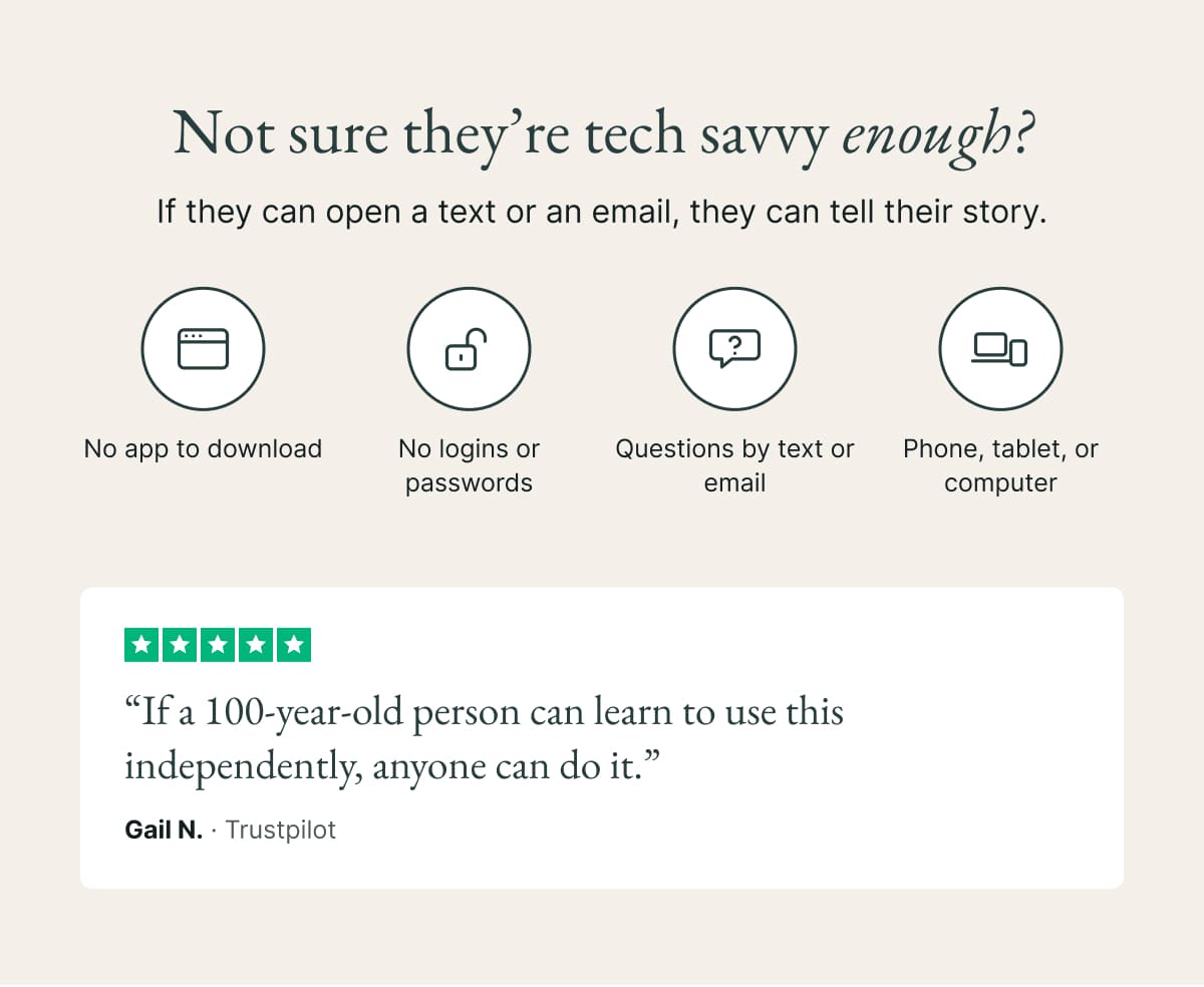 Not sure they're tech savvy enough?