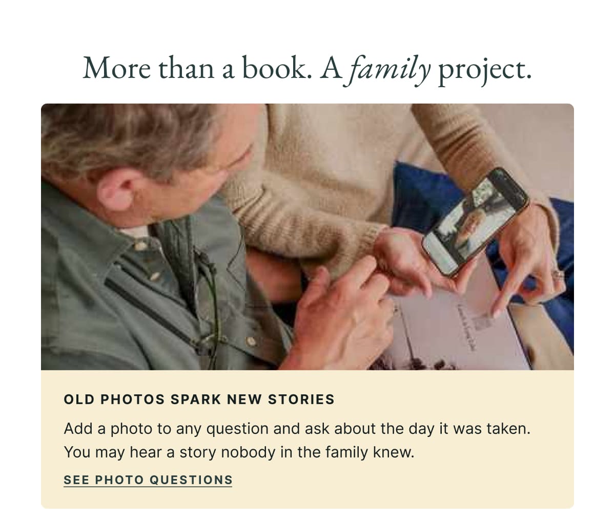 More than a book. A family project