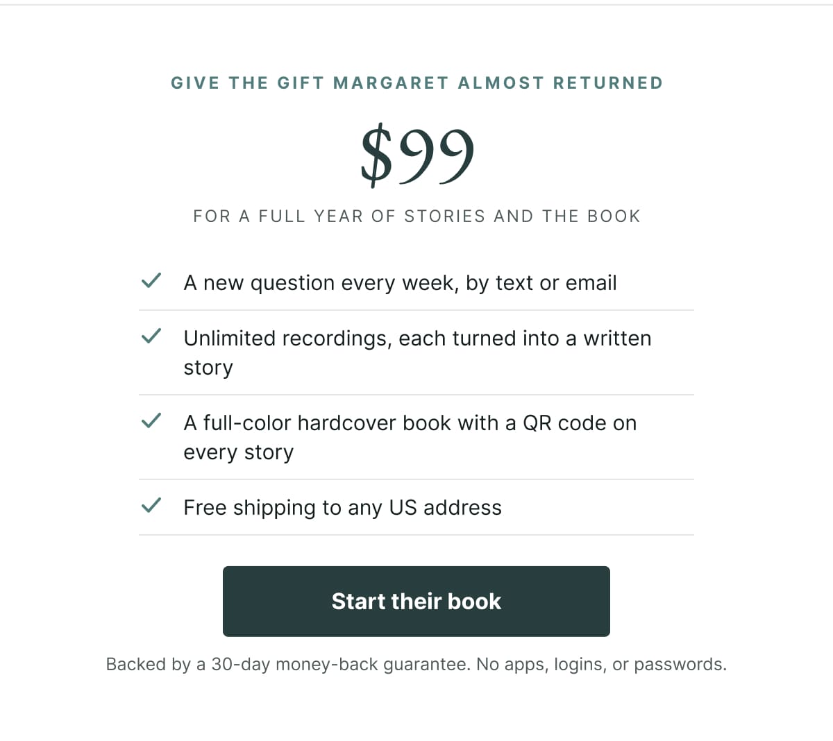 $99 for a full year