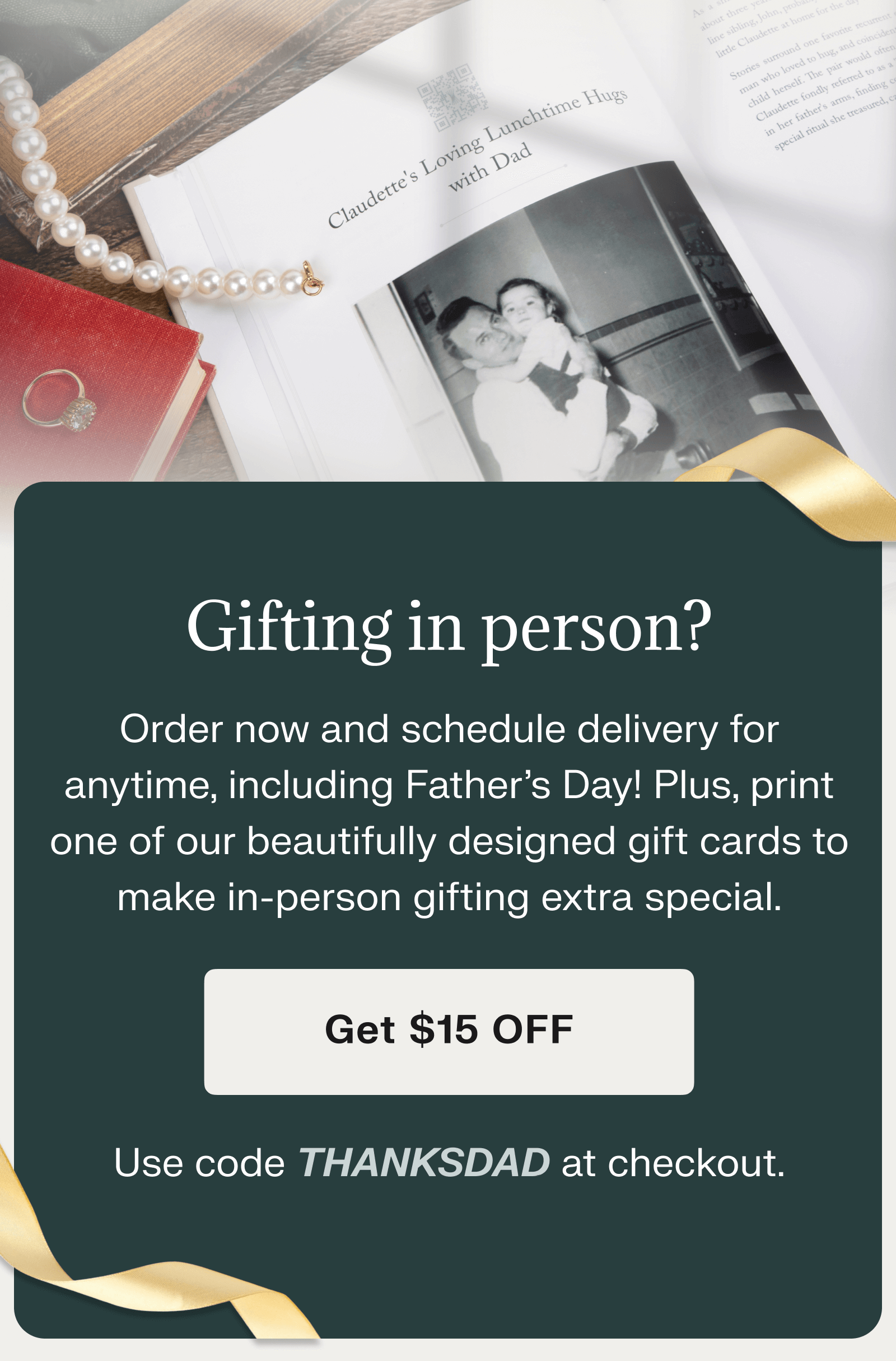 Used code THANKSDAD at checkout for $15 off!