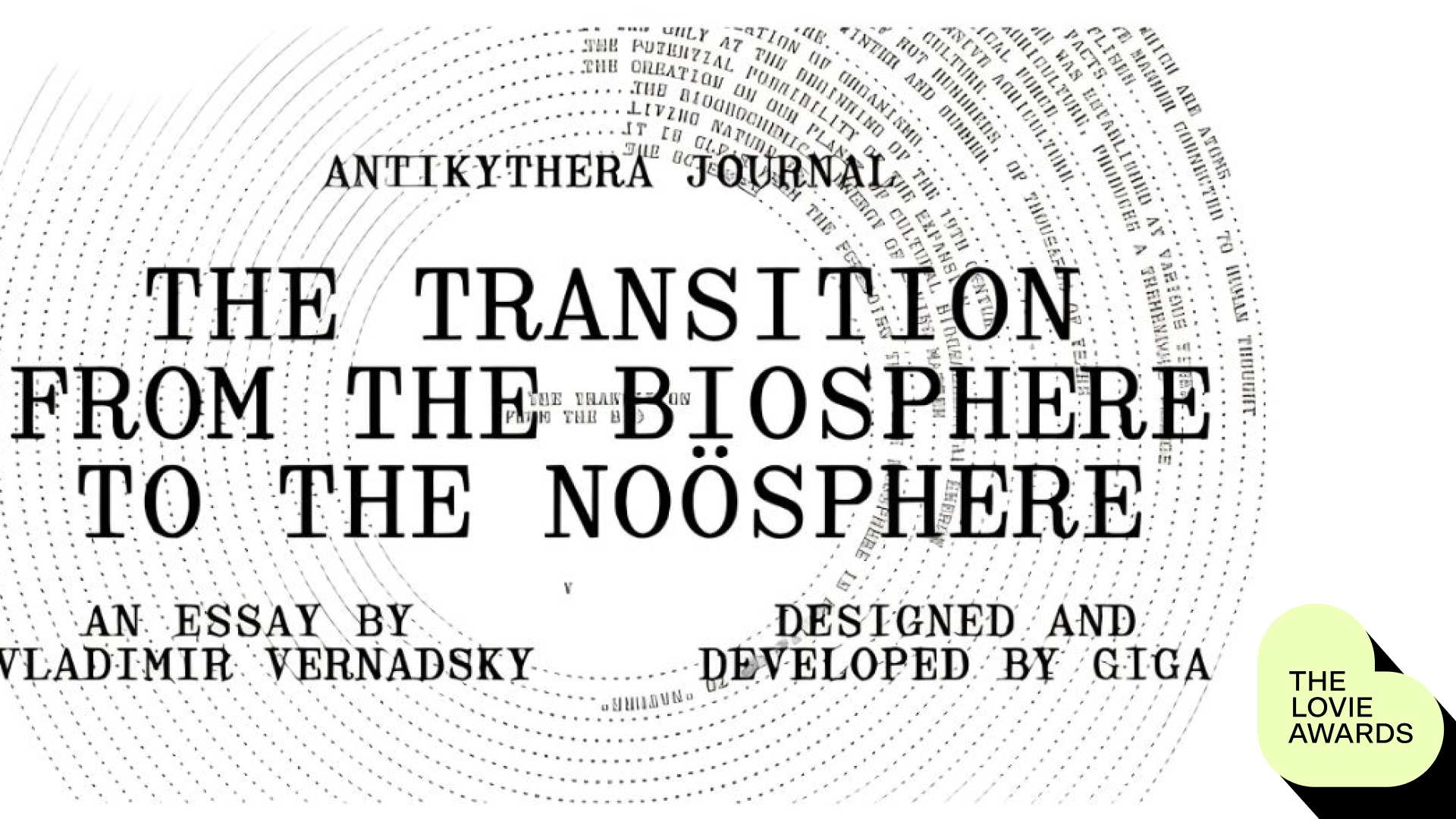 Giga Design Studio's Interactive Noösphere