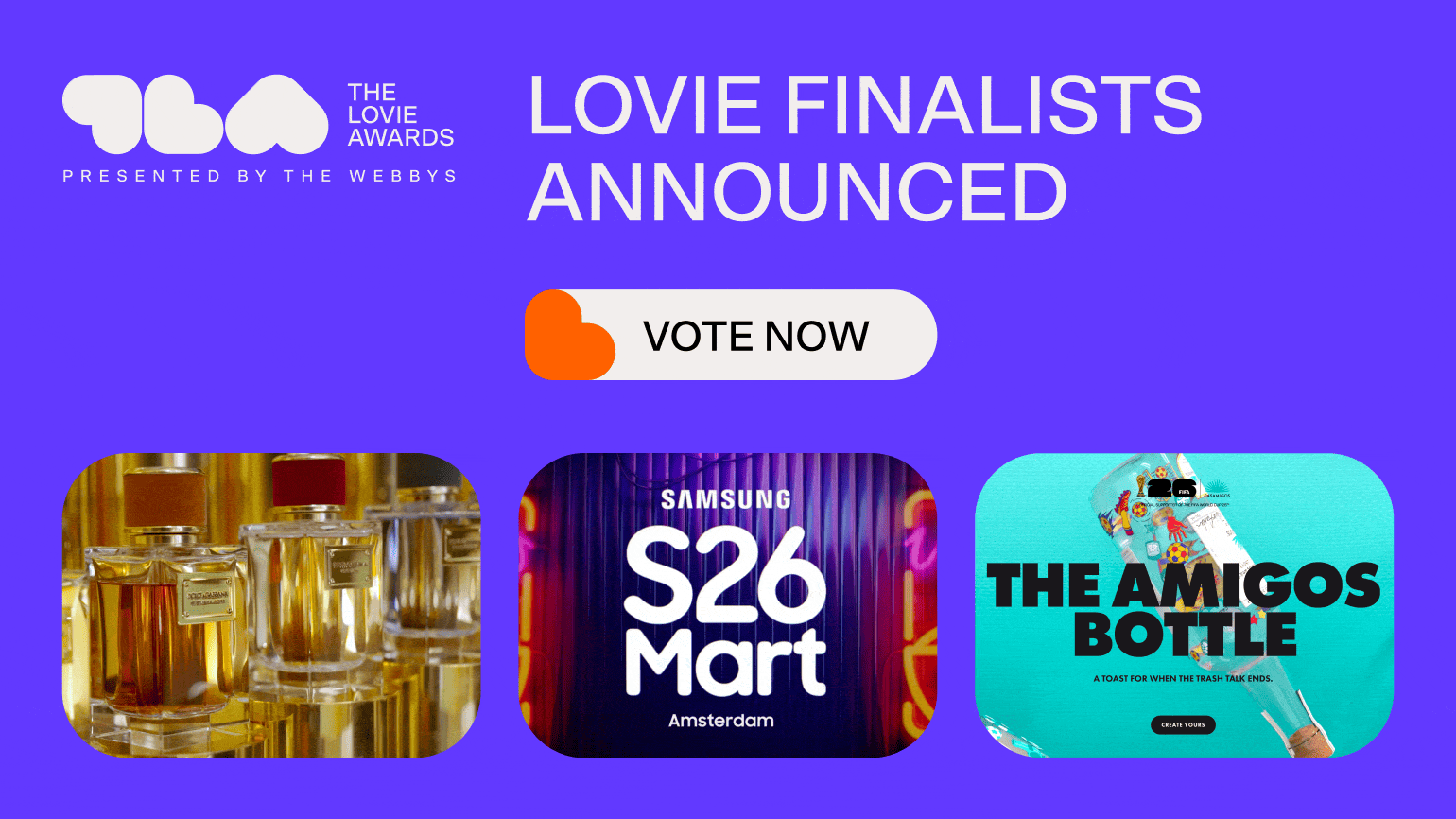 Vote for your favorite Lovie Awards Finalists