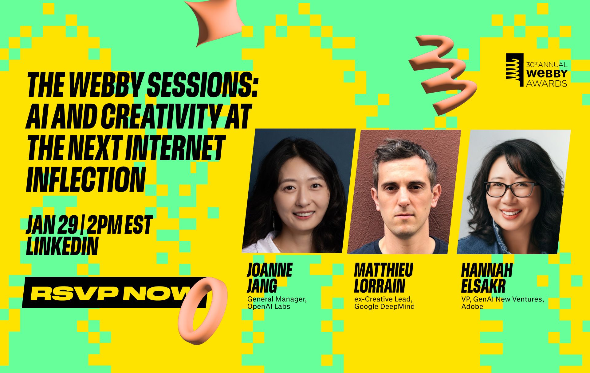 RSVP to our Webby Talk