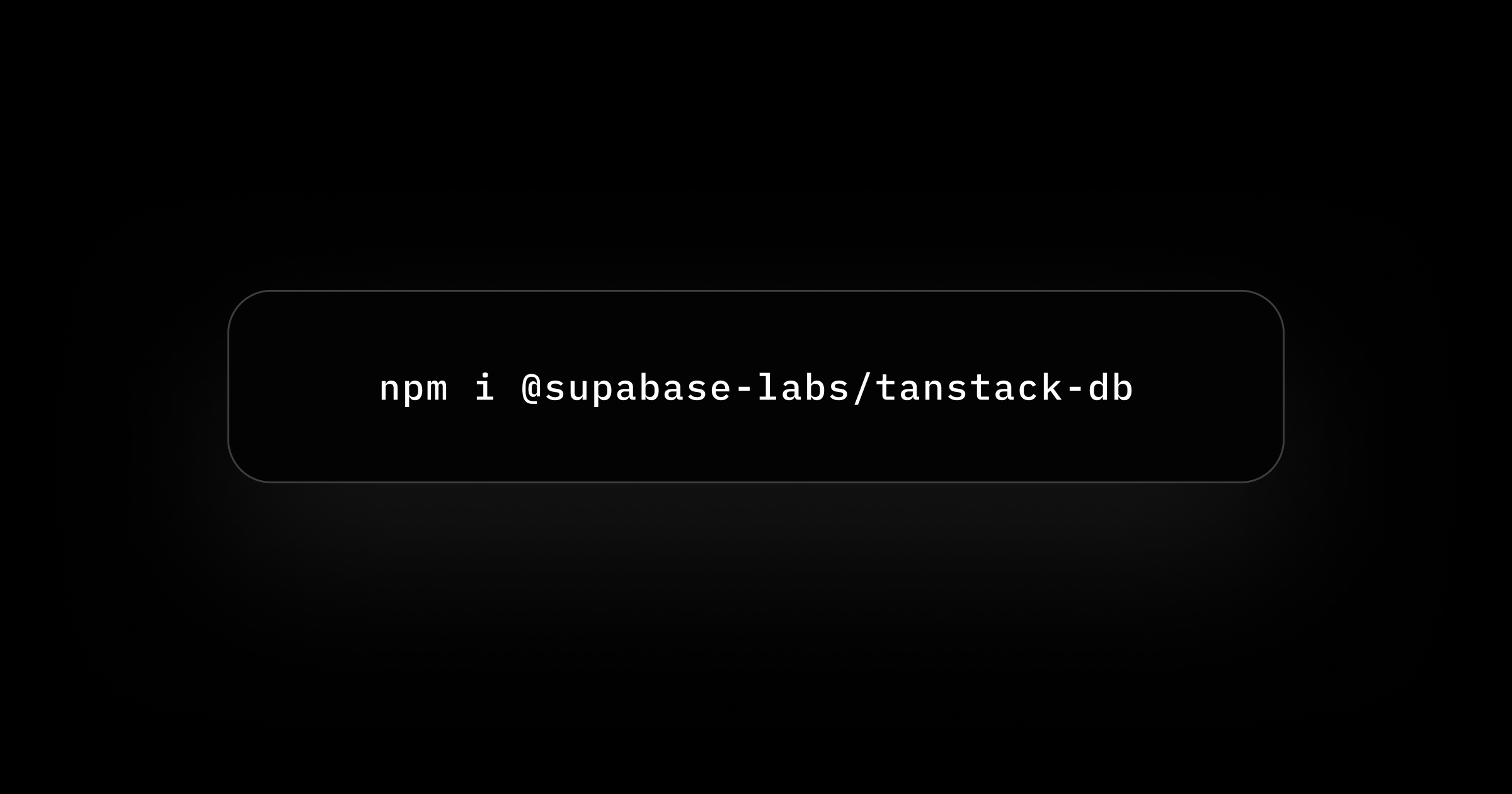 TanStack DB syncs with Supabase