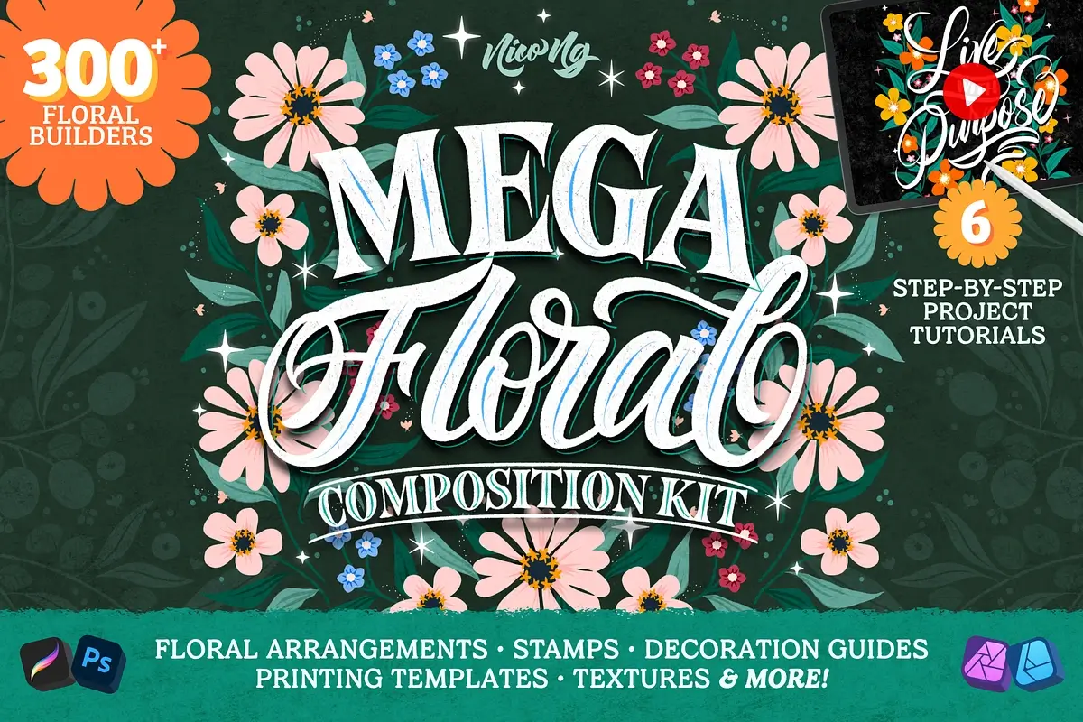 Mega Floral Composition Kit