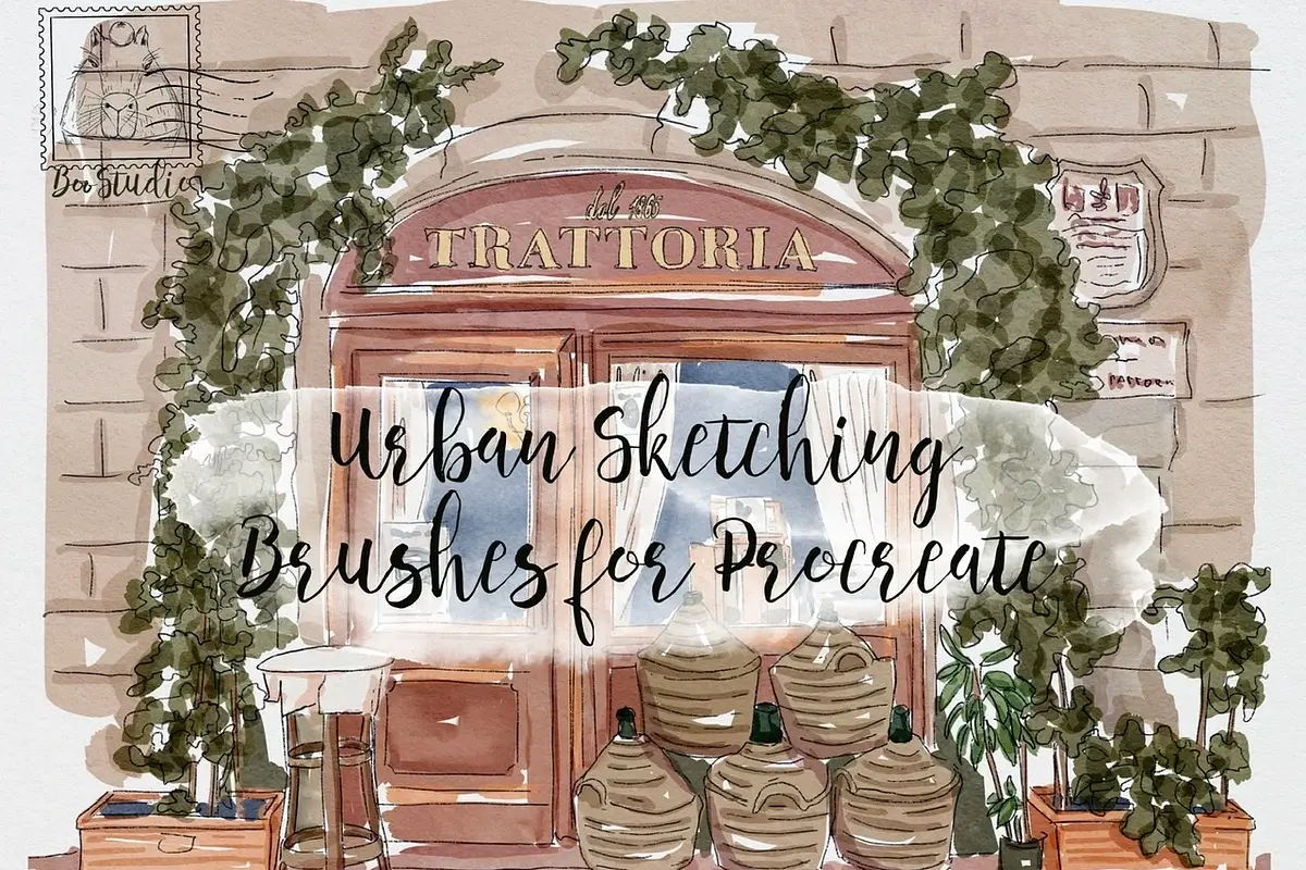 Urban Sketching Procreate Brushes