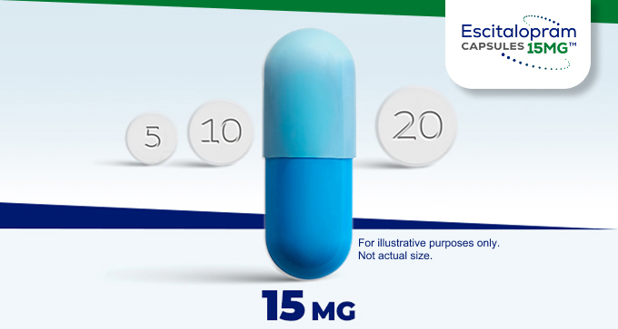 Escitalopram Capsules 15 mg