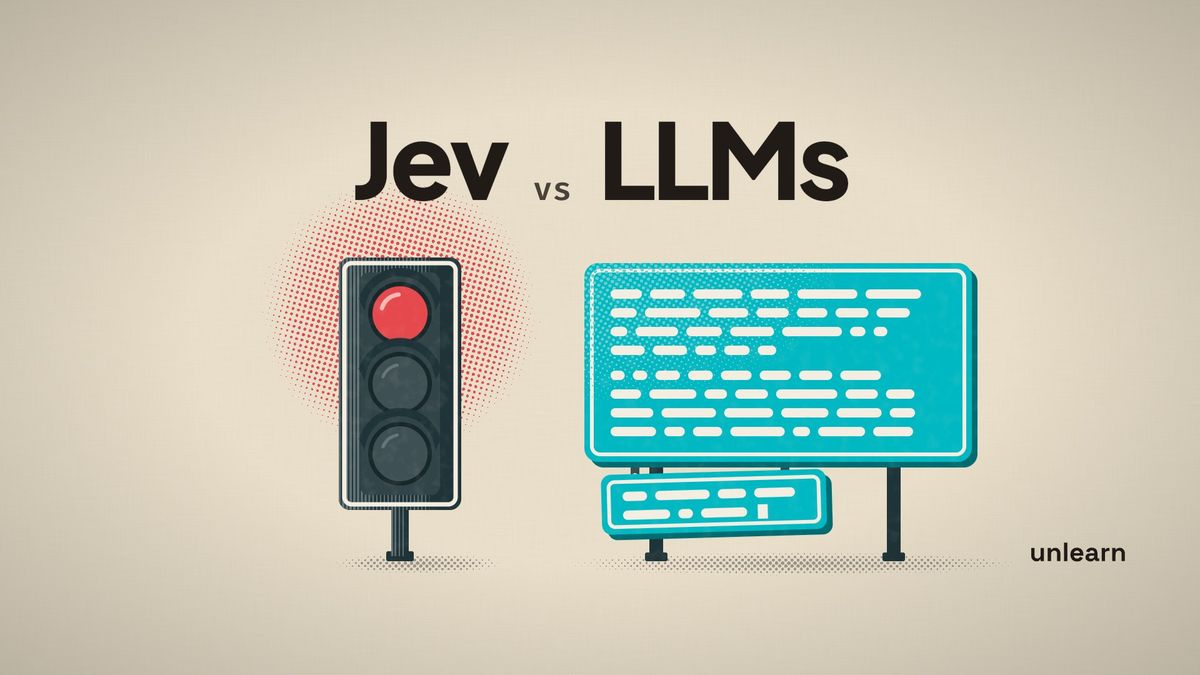 Jev vs LLMs