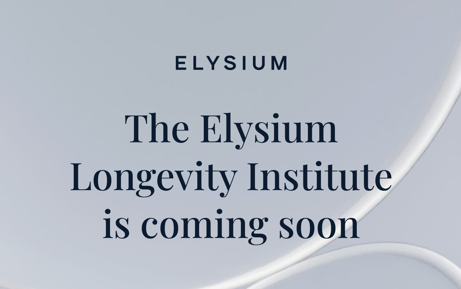 Elysium | The Elysium Longevity Institute is coming soon