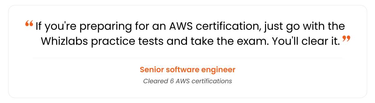 whizlabs testimonial