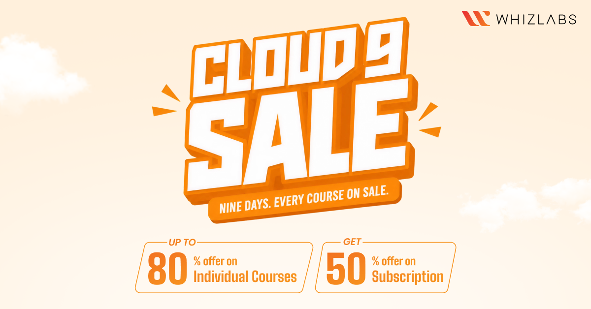 Cloud Nine Sale is Live