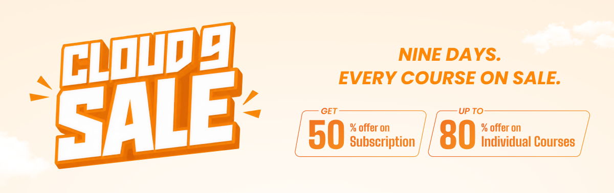 Cloud Nine Sale is Live