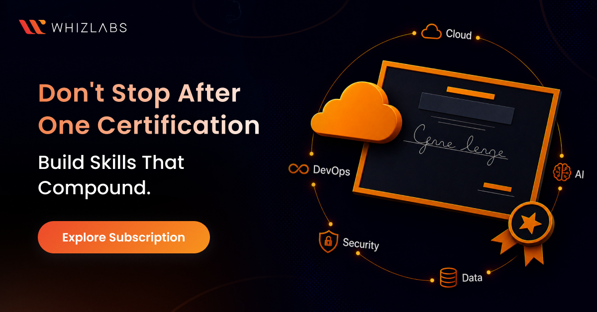 Subscription Whizlabs