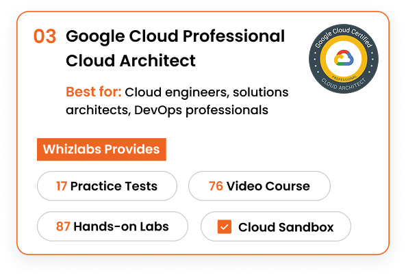 Google Cloud Professional Cloud Architect course
