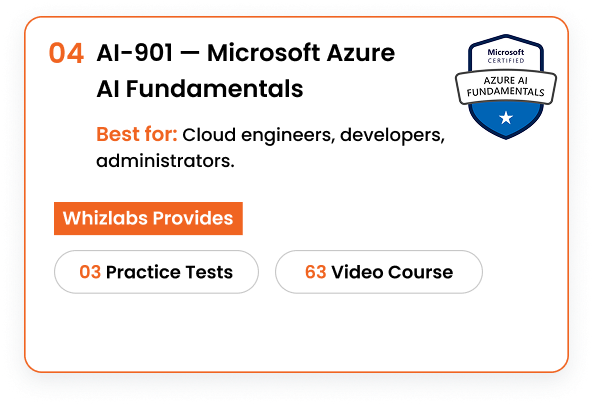 AI-901 — Microsoft Azure AI Fundamentals course