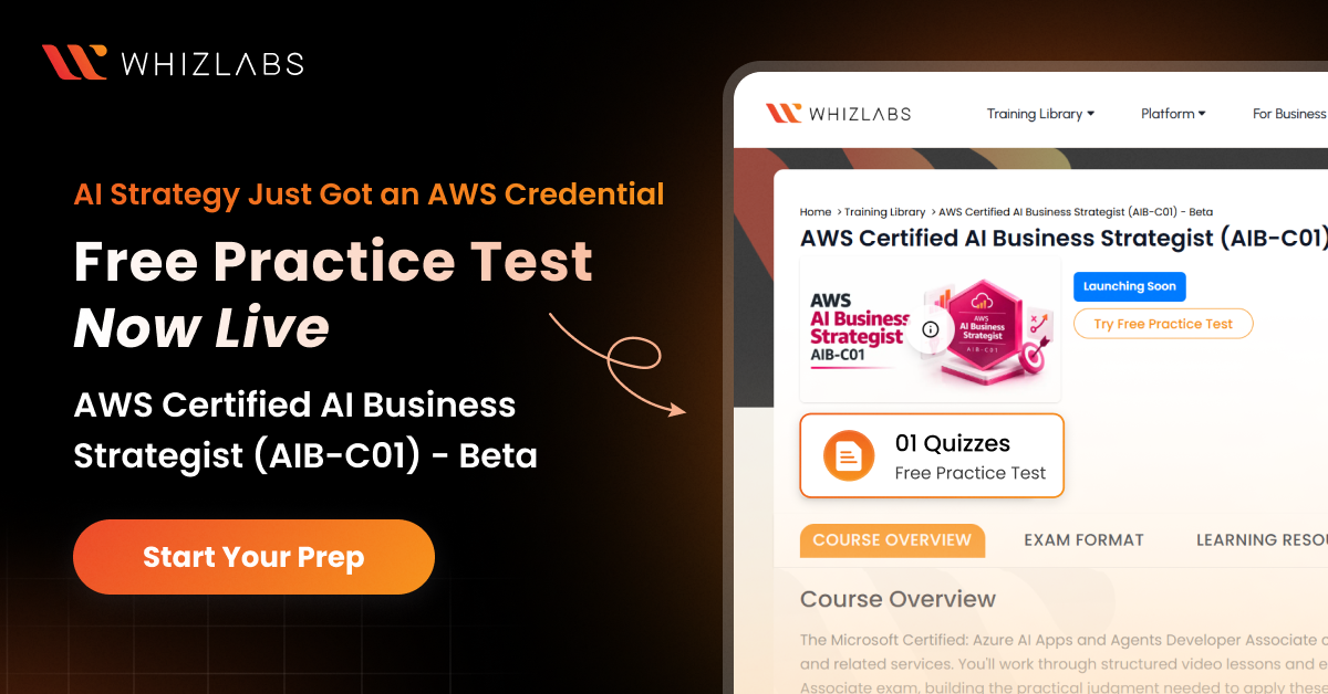 Whizlabs AWS AIB-C01 Practice Tests