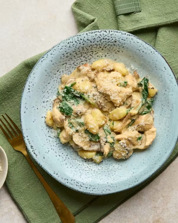 Chicken & Mushroom Gnocchi with Tarragon & Italian Cheese