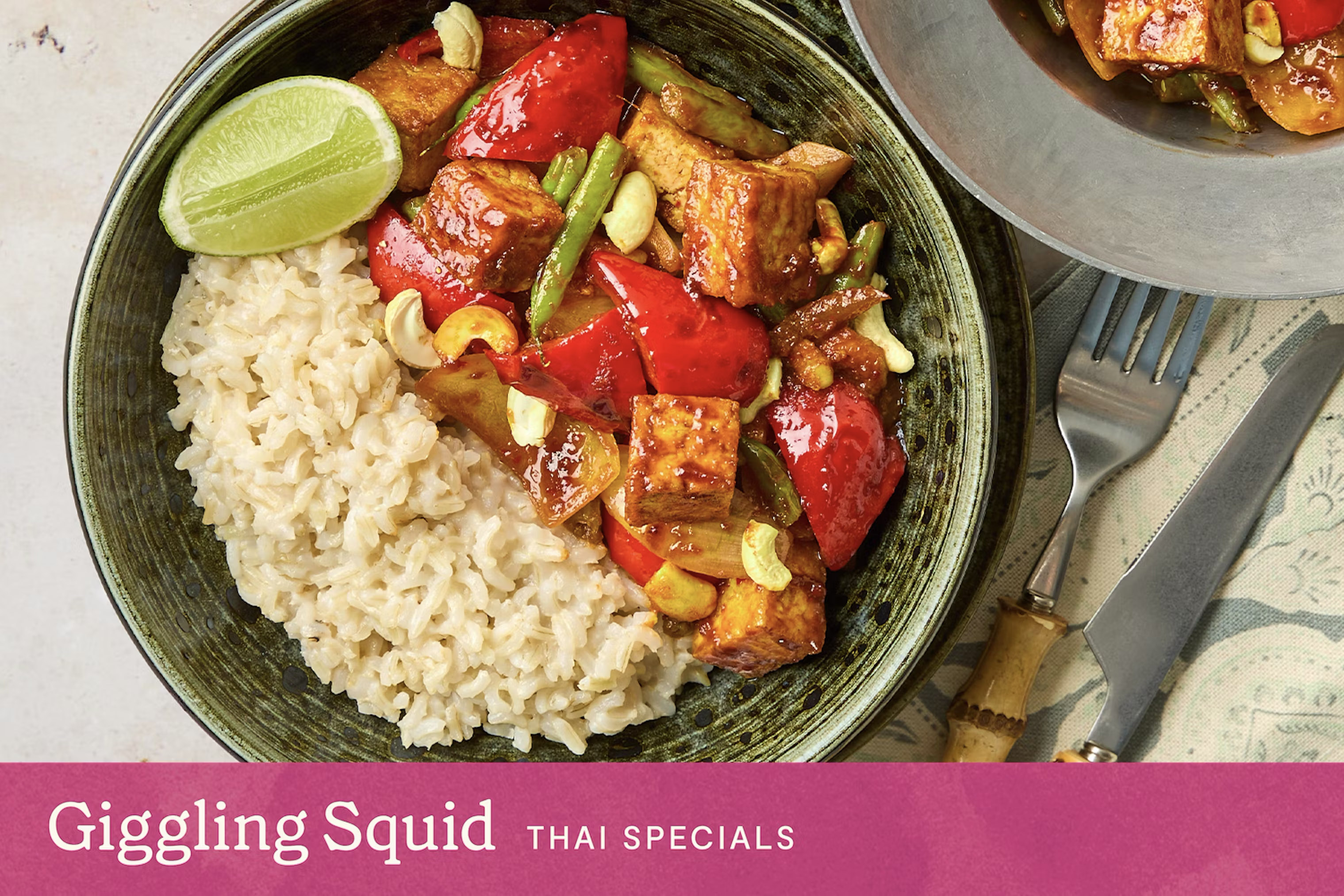 Wholesome Tofu & Cashew Stir-fry with Coconut Rice