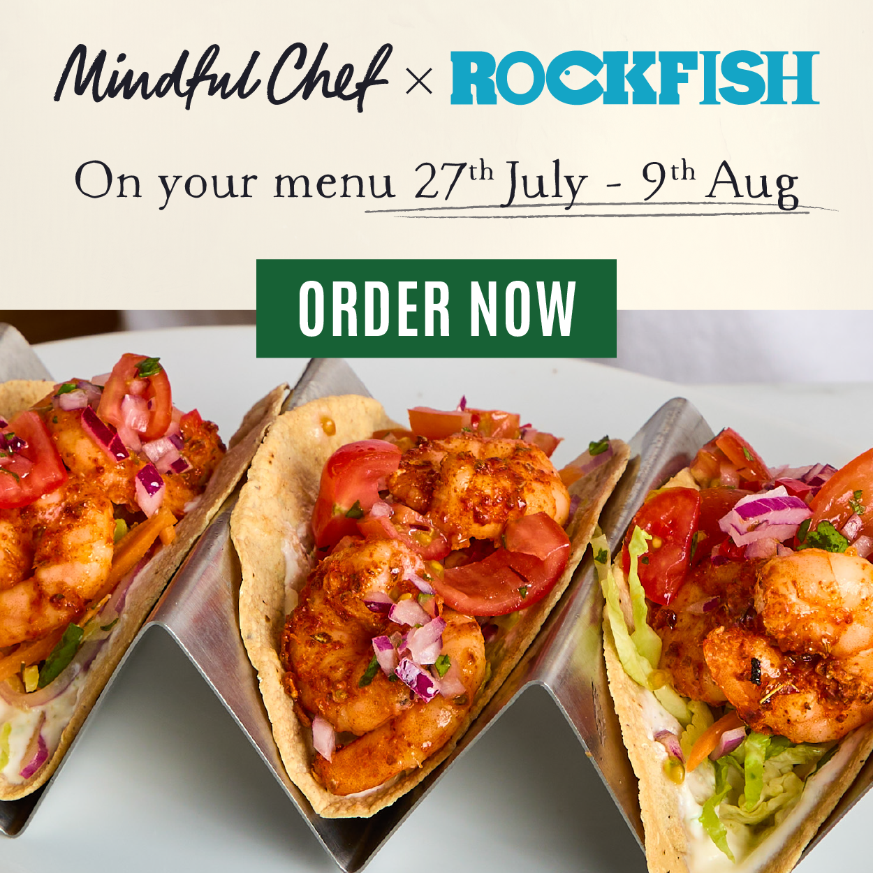 Mindful Chef x Rockfish is back