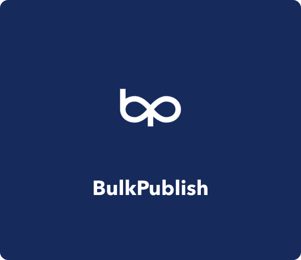 BulkPublish integrations