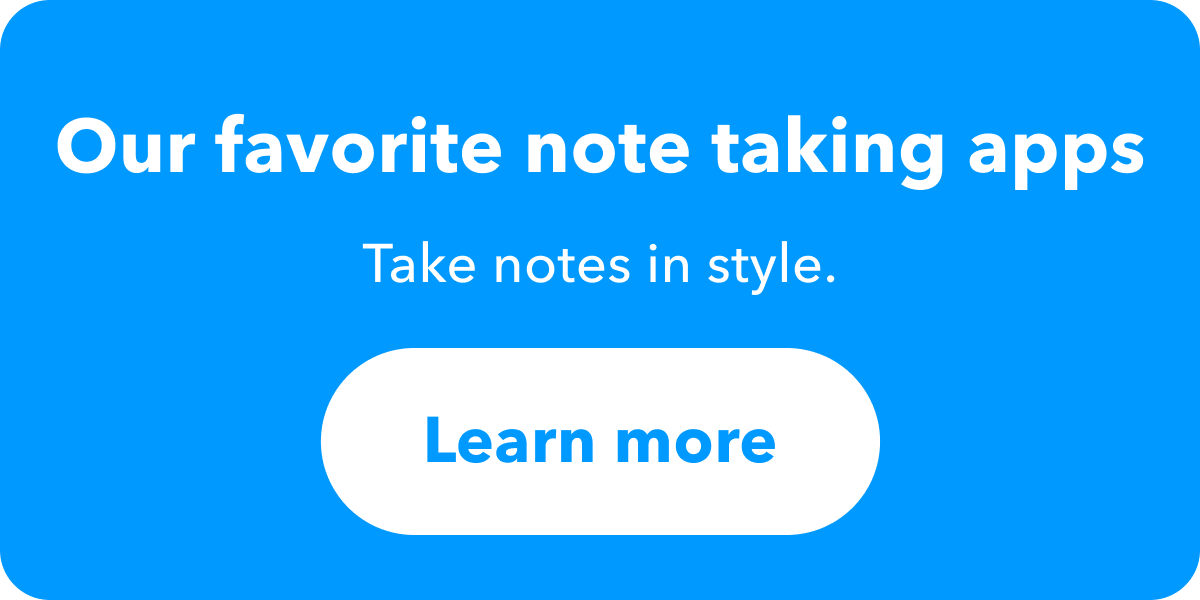 Best Note Taking Apps