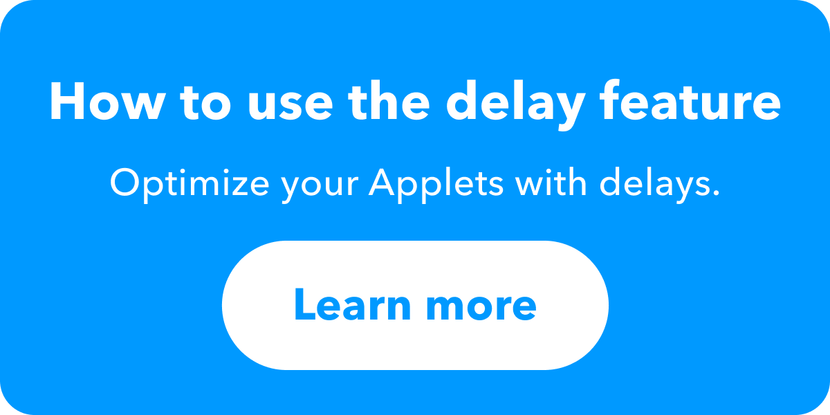 How to use the Delay Feature