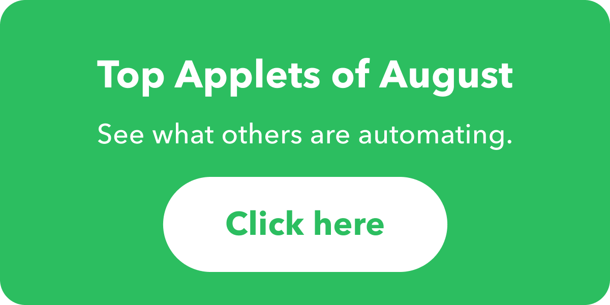 Top Applets of August