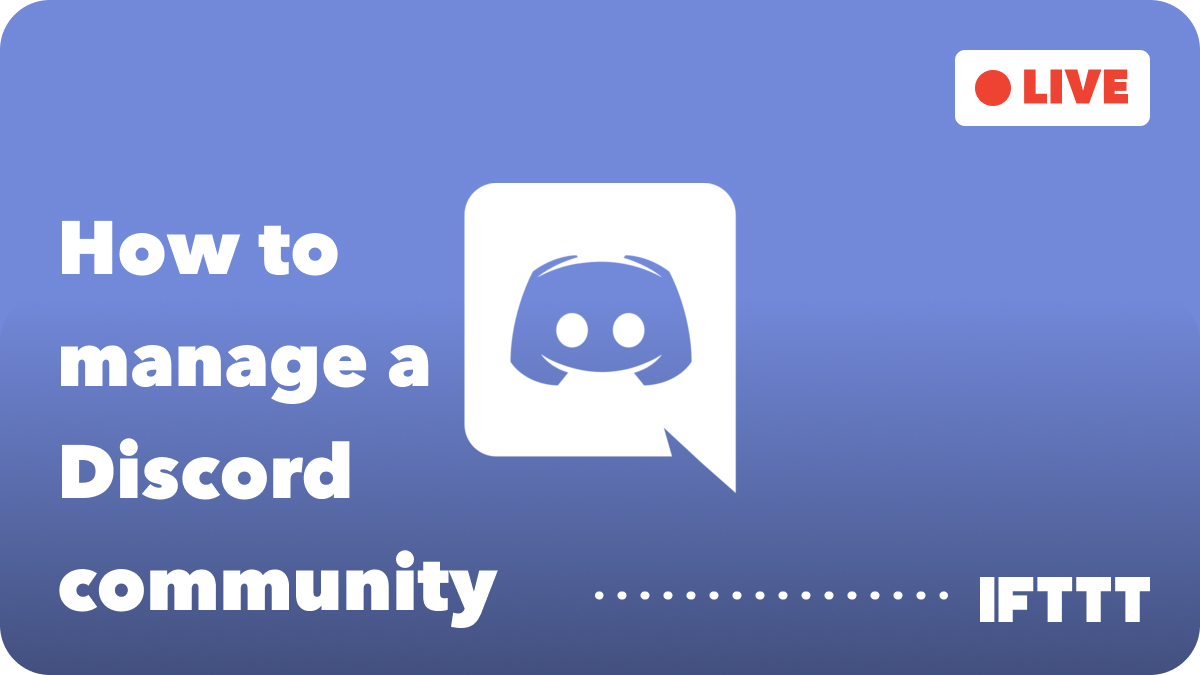 How to manage a Discord community