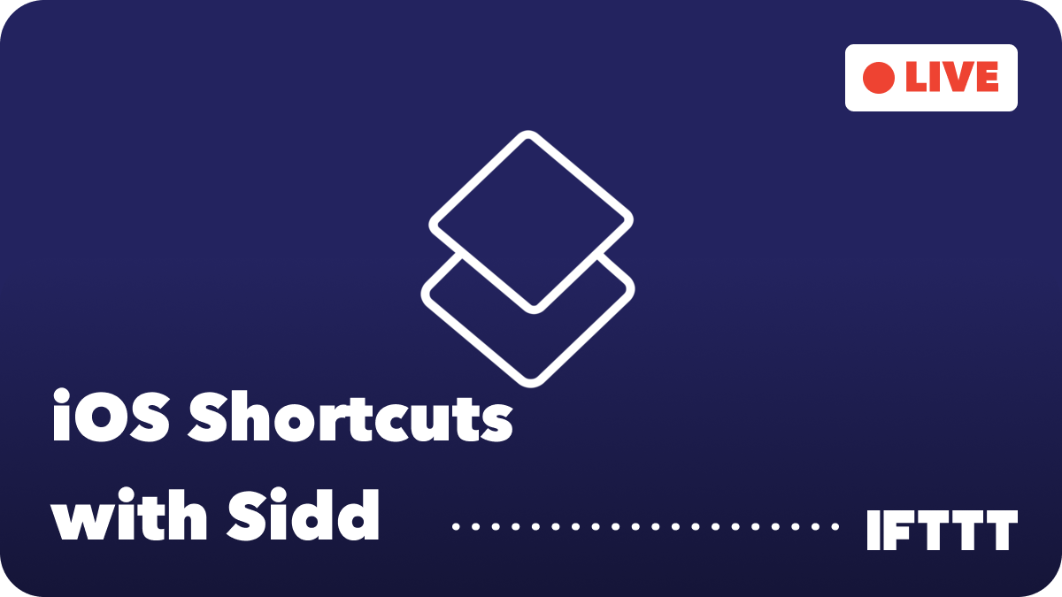 iOS Shortcut integrations with Sidd