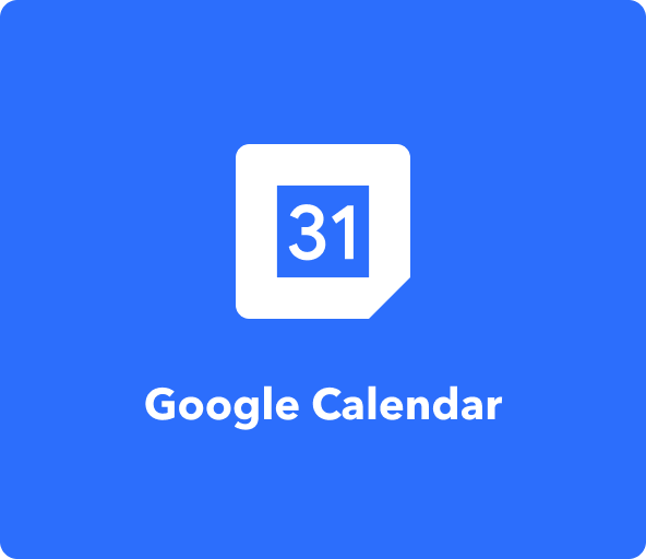 Google Calendar integrations