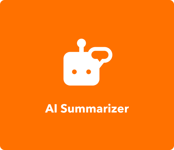 AI Summarizer integrations and automations on IFTTT