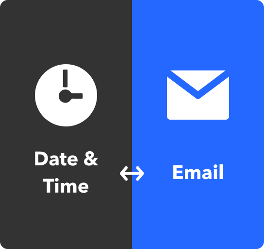 Date & Time + Email