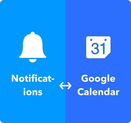 Notifications + Google Calendar