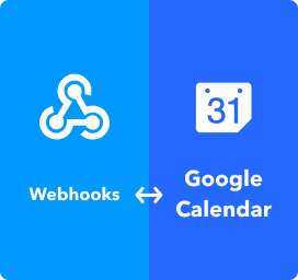 Webhooks and Google Calendar Applets