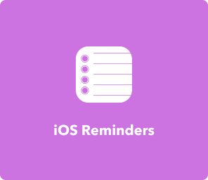 iOS Reminders integrations and automations on IFTTT