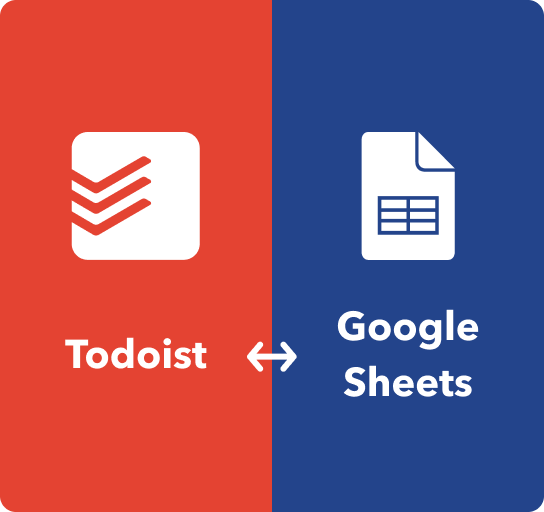Todoist and Google Sheets Applets