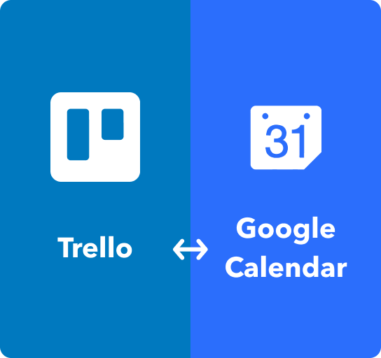 Trello and Google Calendar Applets