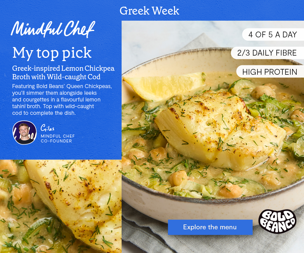 My Top Pick: Greek-inspired Lemon Chickpea Broth with Wild-caught Cod