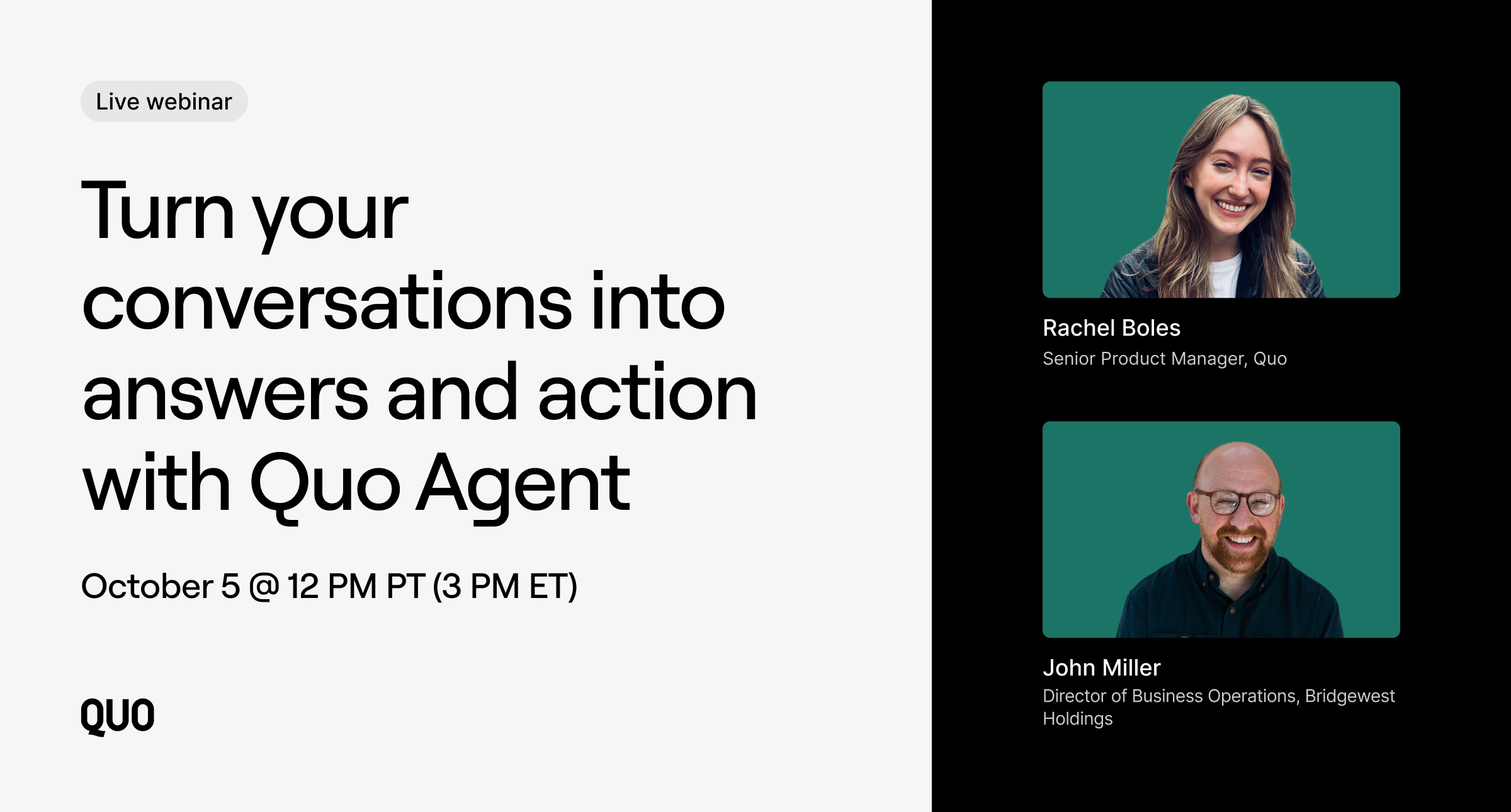 Quo Agent image