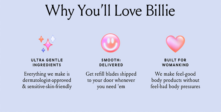 Why you'll love Billie