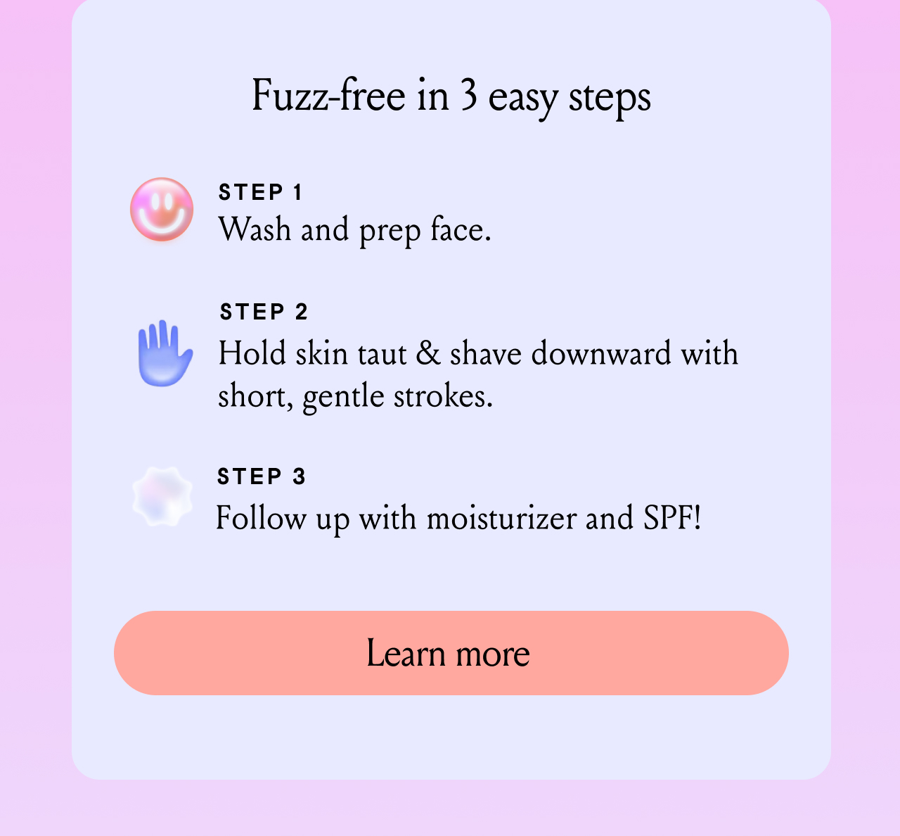 Fuzz free in 3 easy steps