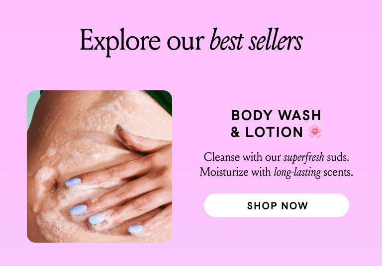 Body wash & body lotion