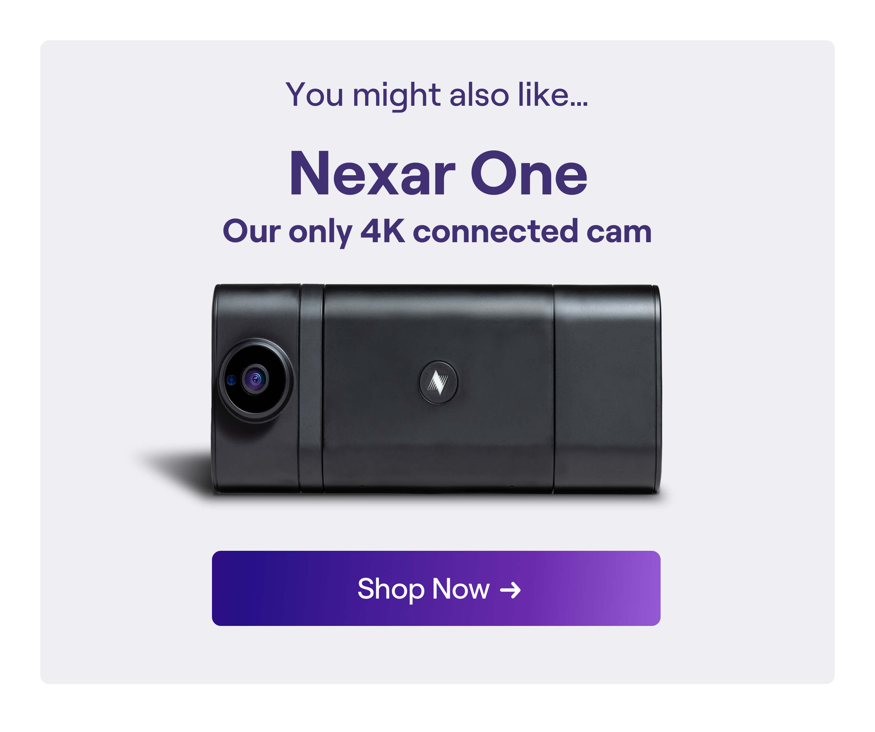 Nexar Beam GPS Dash Cam Refurbished - Nexar