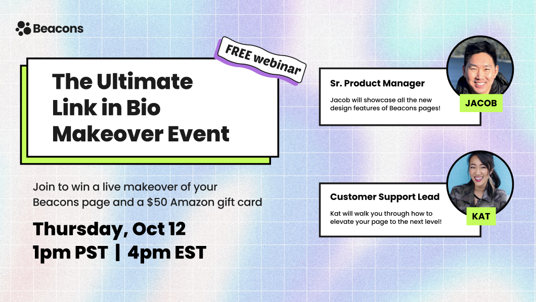 the ultimate link in bio makeover event