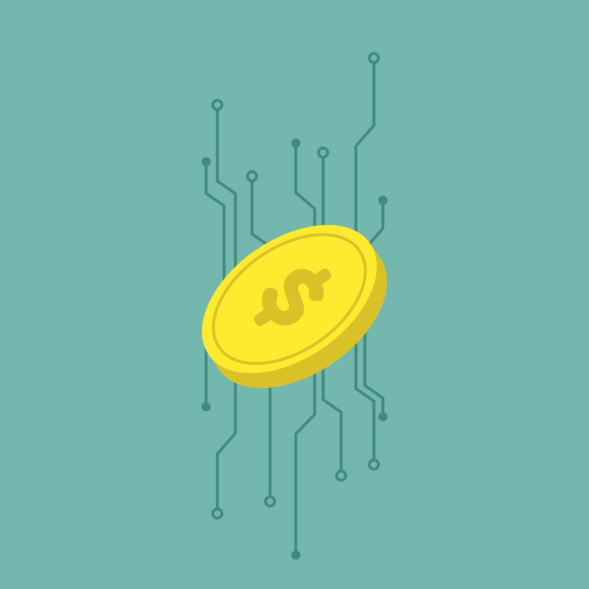 cryptocurrency graphic