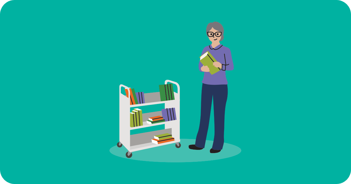 librarian bookshelf