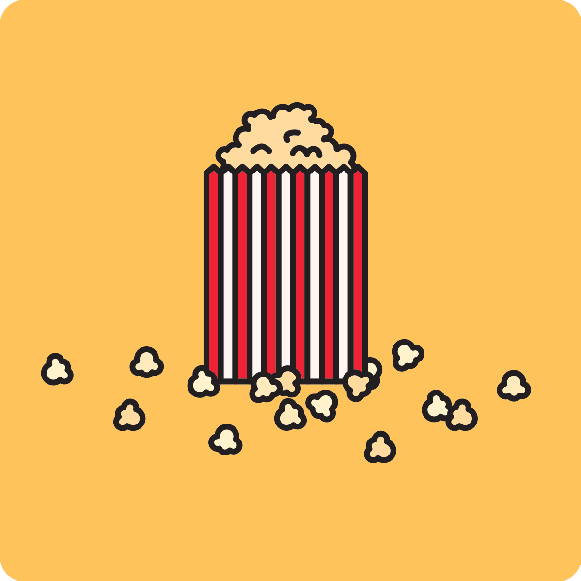 movie popcorn in a bag