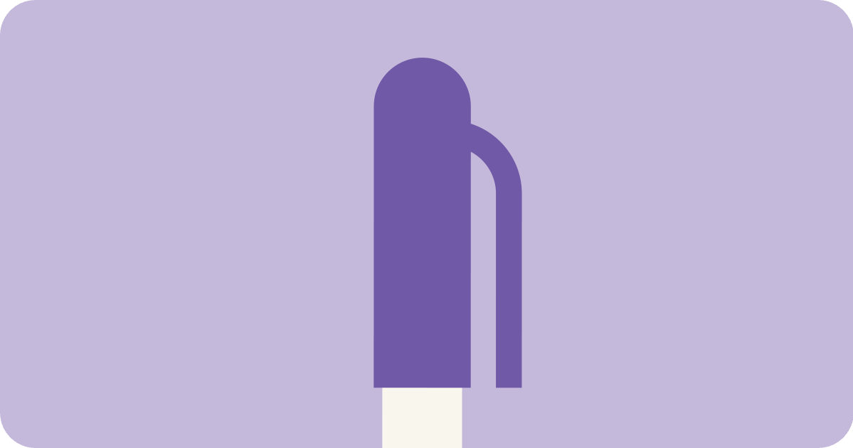 purple marking pen