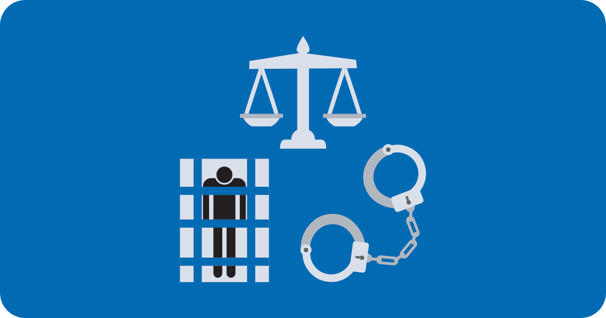handcuffs, jail, justice scale