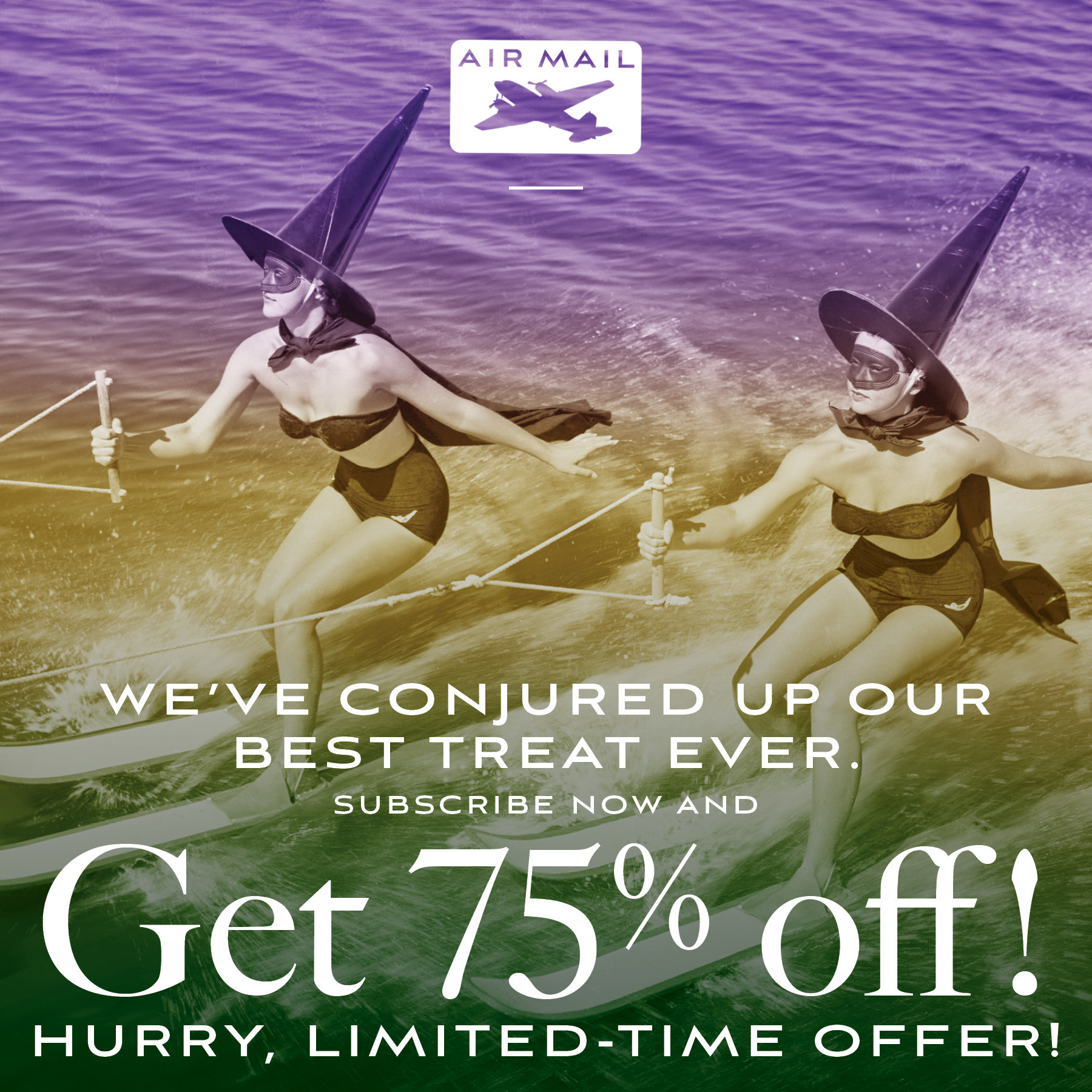 Halloween savings! 75% off!